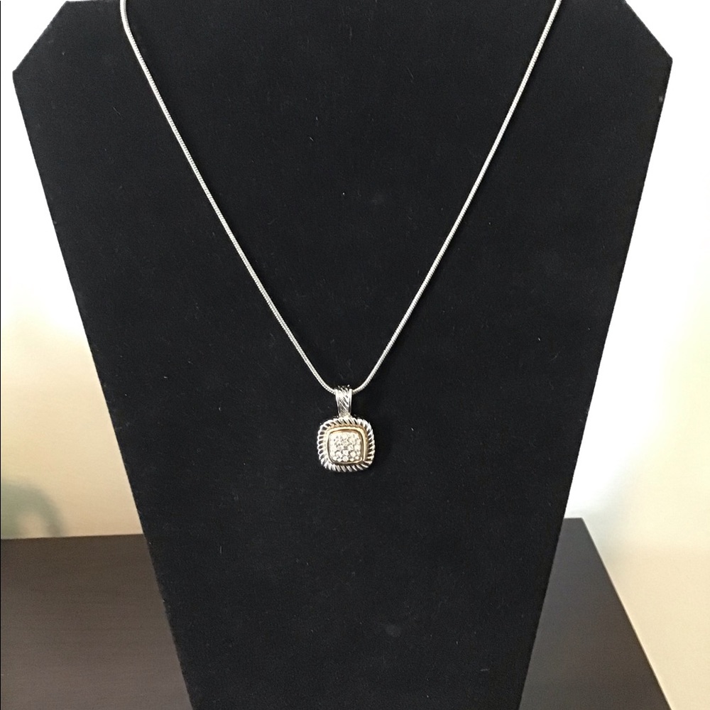 Charter Club Silver Pendant Necklace